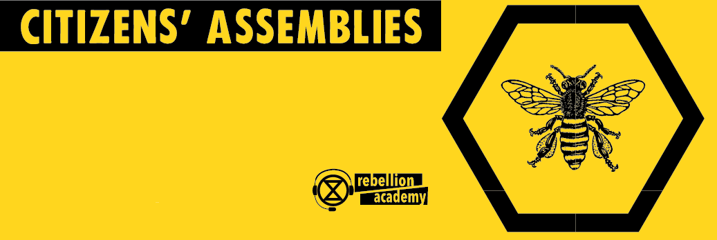 A banner image saying "Citizens' Assemblies"